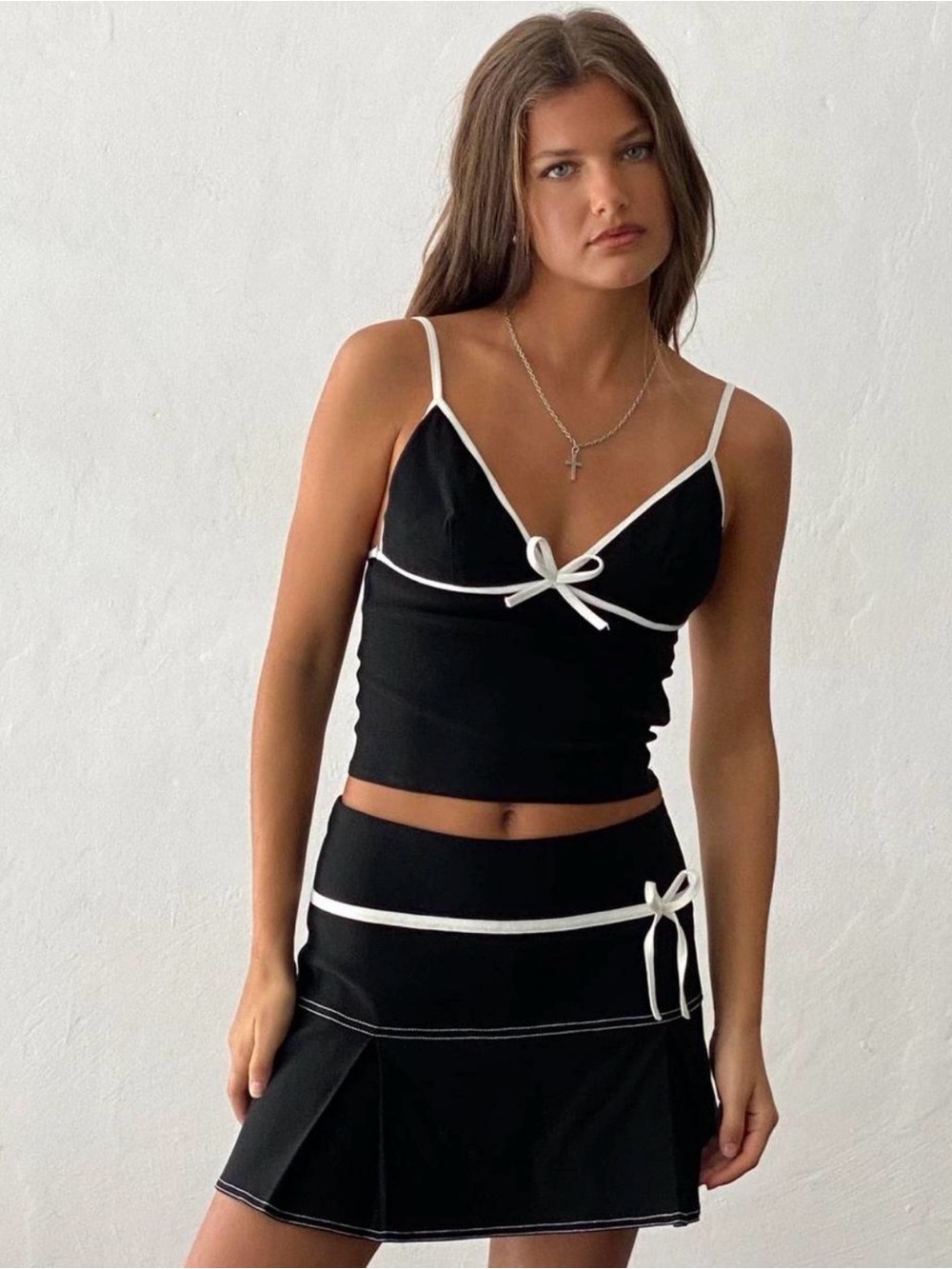 Motel Rocks Mini Skirt Set